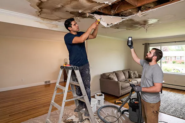 Ceiling Water Damage Restoration Spanish Fork